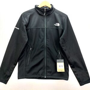 The North Face Jacket Men Small Black Ridgewall Windwall Full Zip Soft Shell NEW